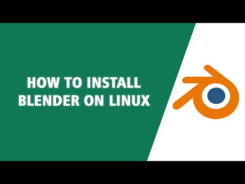 How to install Blender on Linux