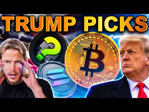 Trump's Insane Crypto Holdings Revealed!! Watch These Coins!