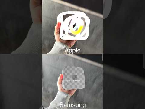 Apple AI Photo Clean Up vs Samsung’s #smartphone #tech